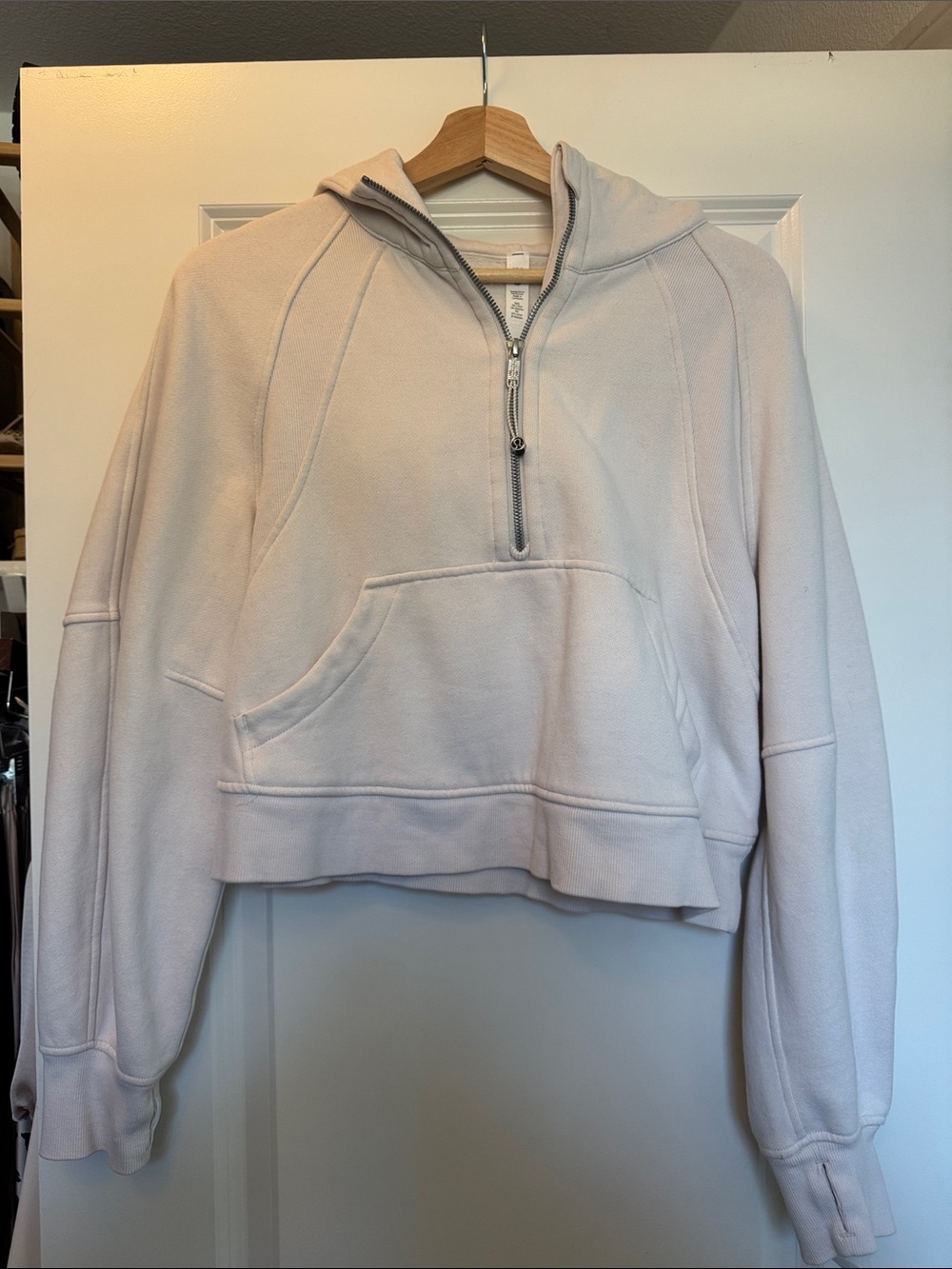 Lululemon Cropped Scuba Zip Up Hoodie